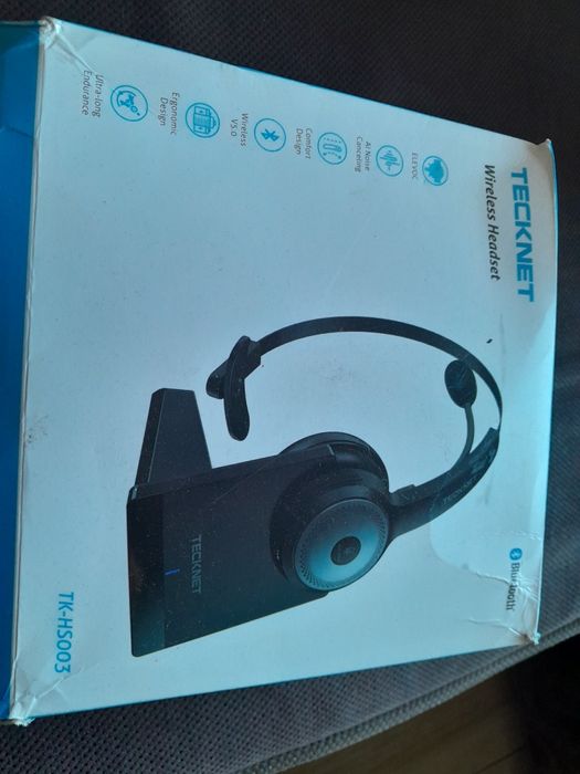 Tecknet tk-hs003 słuchawki bezprzewodowe mikrofon zestaw bluetooth