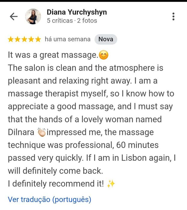 Massagens profissionais para Bem Estar e Relaxamento