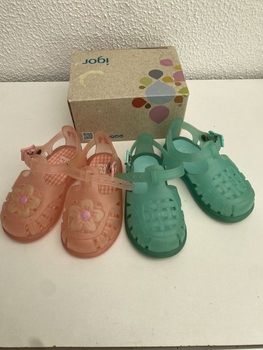 Igor Sandalias Sapatos de agua praia, piscina tam 21 irmãos/gemeos