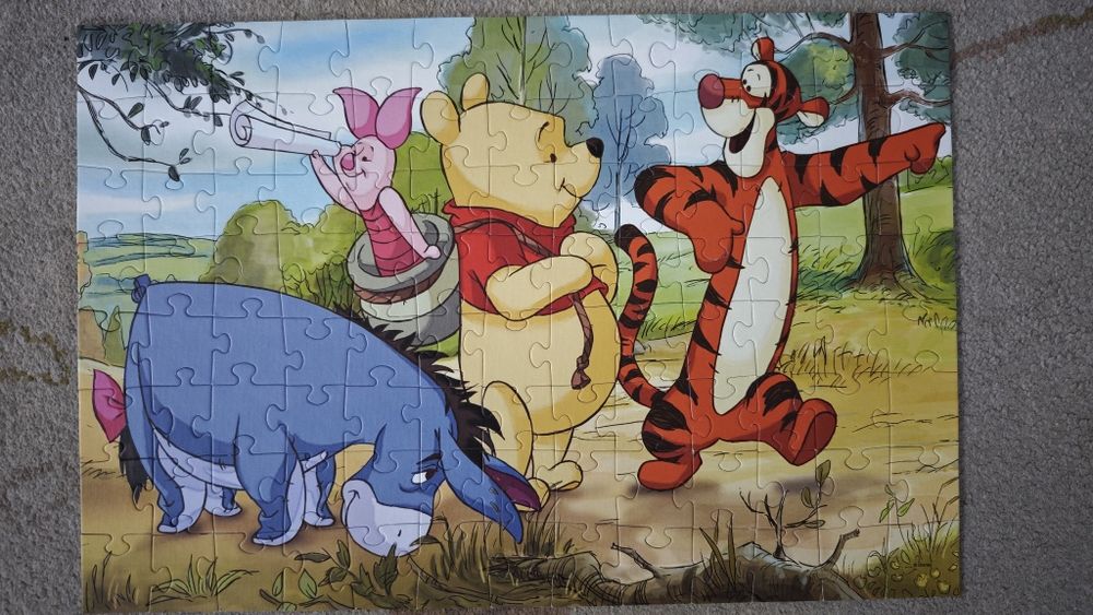 Puzzle 100 elementów Kubuś Puchatek Winnie the Pooh