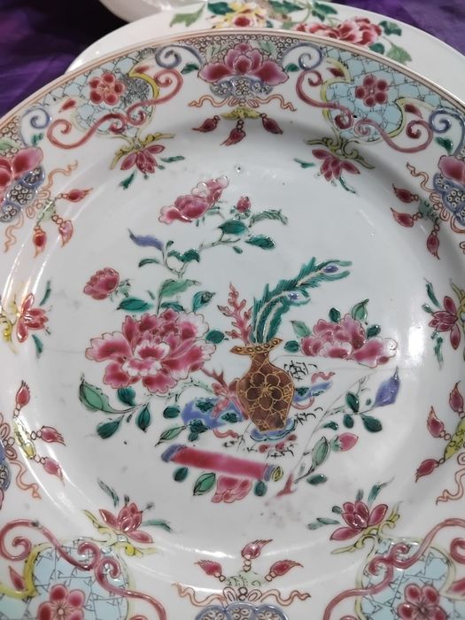 Prato em porcelana da China companhia das índias