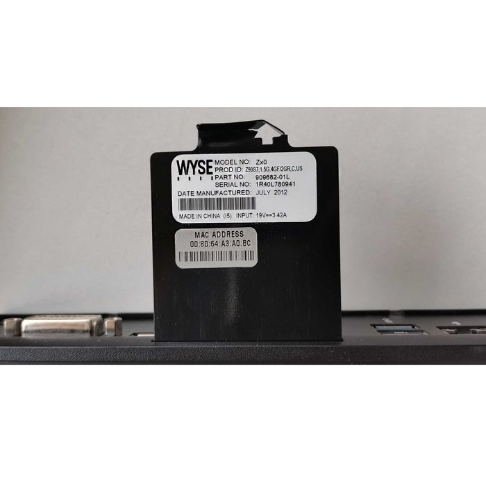 Тонкий клієнт WYSE Zx0 2012 року ( вживане )