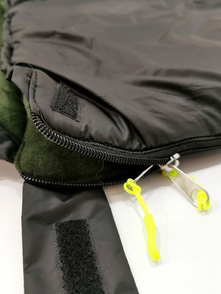 Спальний мішок метрової ширини теплий на флісі, зимовий спальник -25