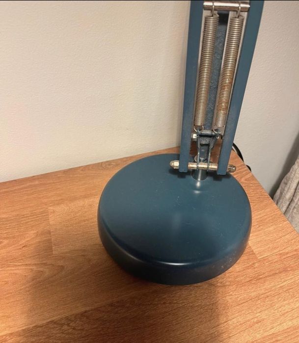 Candeeiro secretária azul Ikea