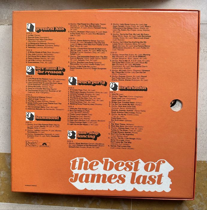 Vinil LP The Best of James Last Complete box