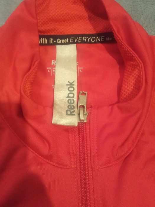 Czerwona bluza sportowa Reebok rozmiar L