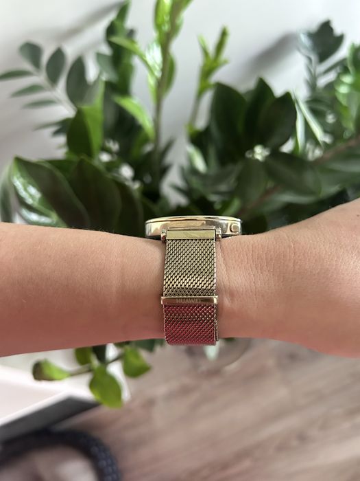 Huawei watch gt 4 zlota bransoleta