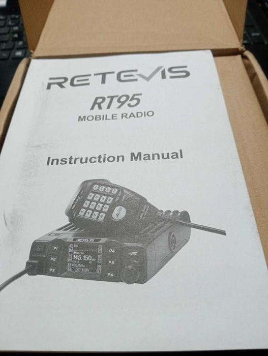 Rádio Móvel Retevis RT95 Bi-Banda 25W VHF/UHF - NOVO