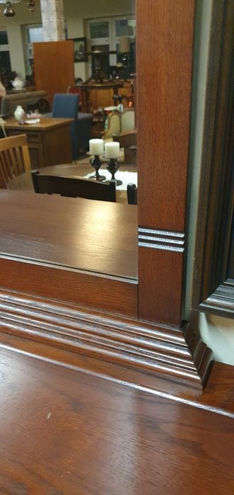 Dębowa komoda z lustrem