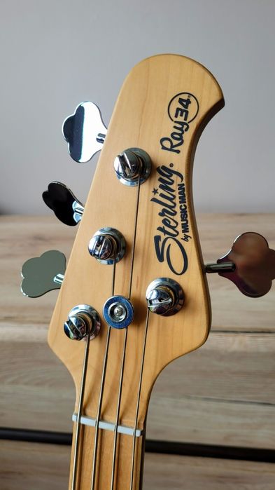 Gitara basowa Sterling Ray34 NAT + pokrowiec. Super Stan!
