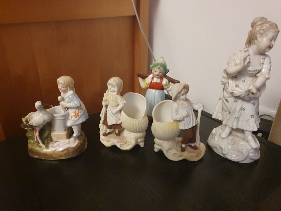 filiżanki spodeczki figurki Miśnia Ohme KPM Rosenthal TPM