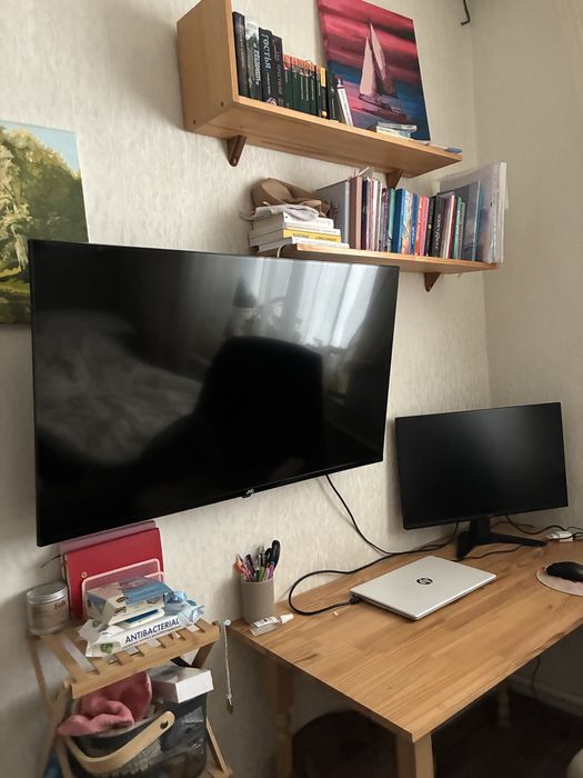 Телевізор JVC діагональ 43д, смарт тв андроід