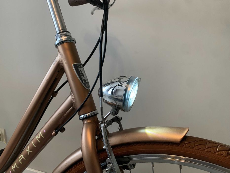 Rower MAXIM damski 28” złoty lekki alu