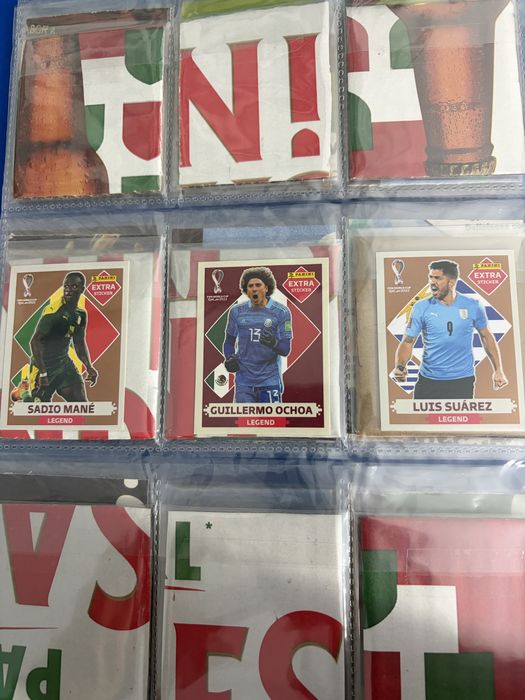 Extra Sickers e Cromos raros Mundial Qatar 2022