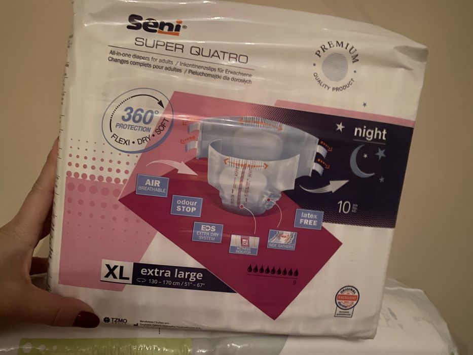 Pieluchomajtki XL noc