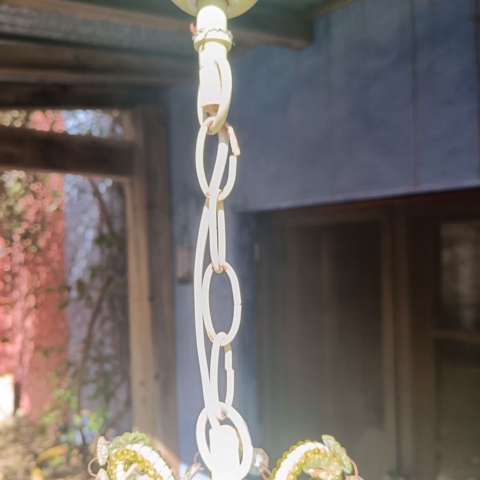 Candeeiro verde em acrílico