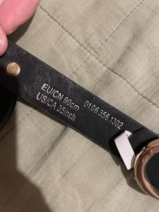 Ремінь з комахами, пояс, 90 см, золоті комахи