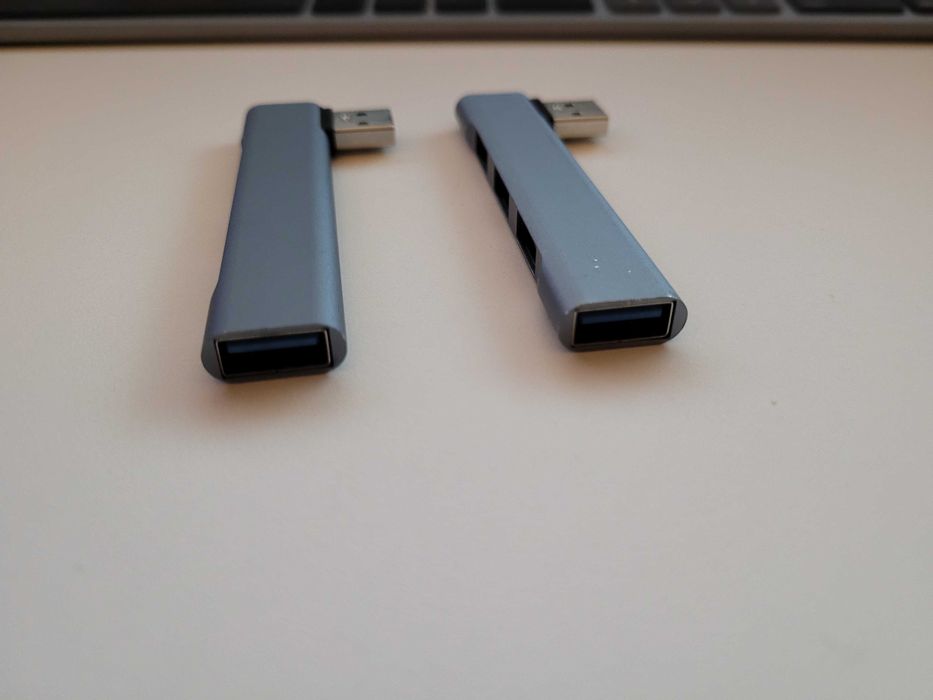 2 szt. Hub adapter przejściówka marki "Alogy" wersja slim 4 x USB-A