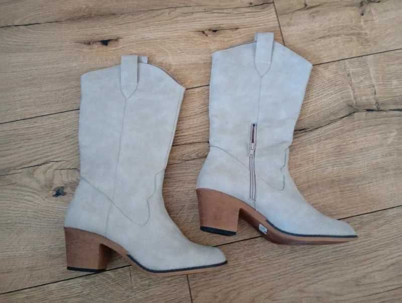 NOWE Kozaki jesienne damskie 42