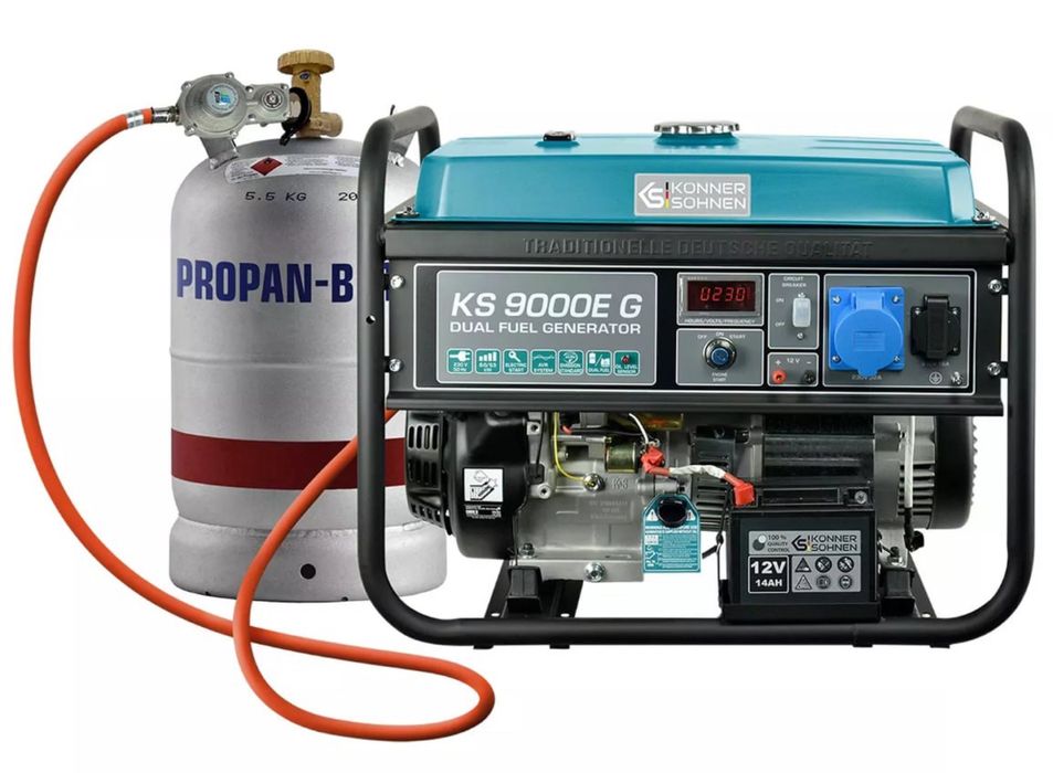 Генератор комбінований (бензин/газ) Konner&Sohnen KS 9000E G