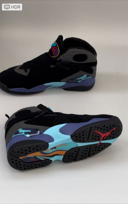 Легендарні чоловічі кросівки Air Jordan 8 Retro Aqua джордан кроссовки