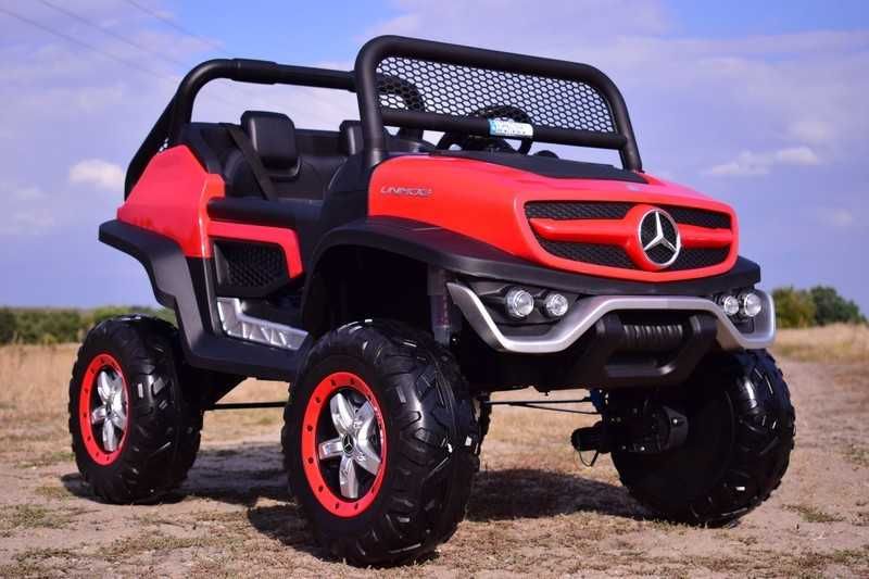 BUGGY JEEP 4x4 Auto samochód na akumulator MERCEDES UNIMOG dwuosobowy