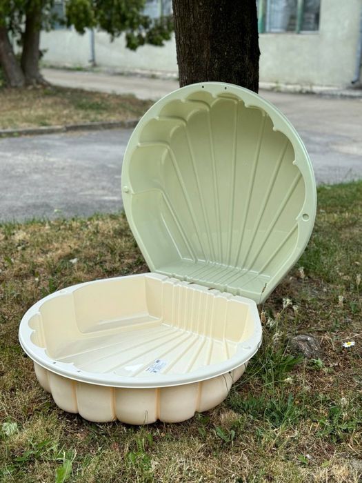 Пісочниця з кришкою мушля квітка песочница корабль кораблик с крышкой