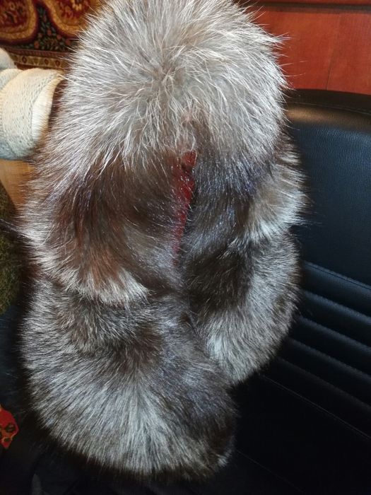 Воротник чернобурка