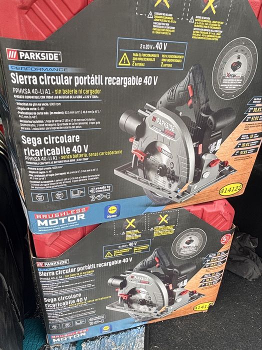 Serra circular parkside performance 40v