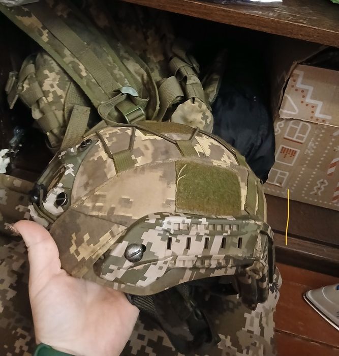 Кевларовий шолом Оберіг модель R PRO (піксель)