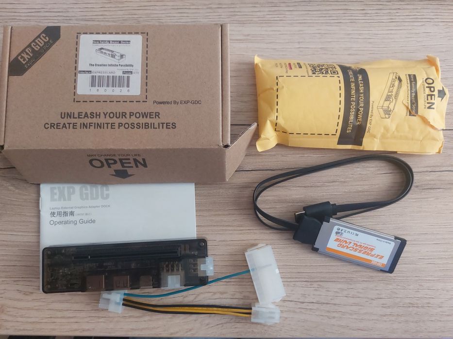 Zewnetrzny adapter grafiki do laptopa EXP GDC