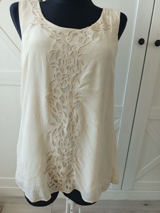 Vintage jedwabna bluzka M/L Jigsaw