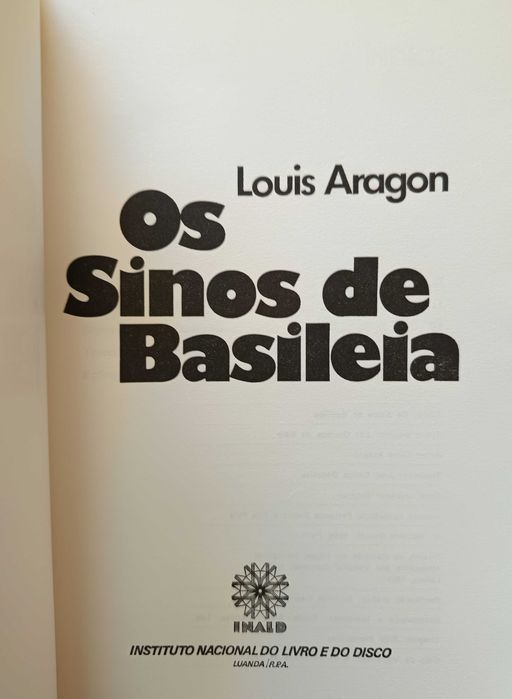 Os Sinos de Basileia - Louis Aragon