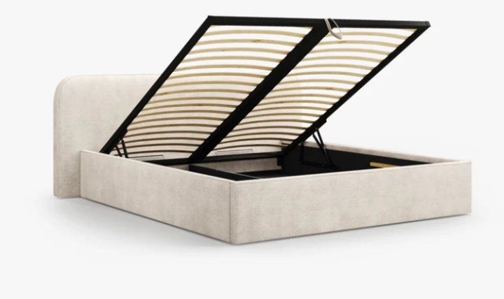 łóżko ELIZABETH 140×200 ze schowkiem i zagłówkiem