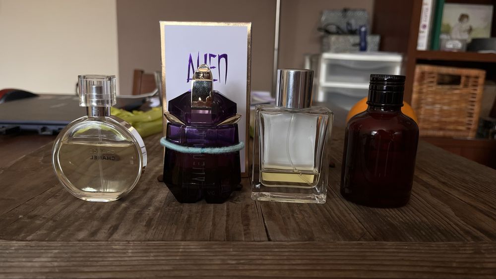 Zestaw perfum chanel chance edt/mugler alien/joop! Wow!