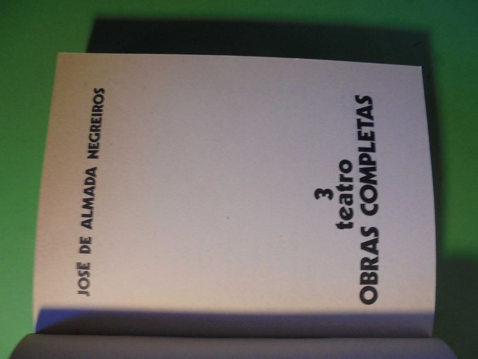 Negreiros (José de Almada);Teatro-Obras Completas
