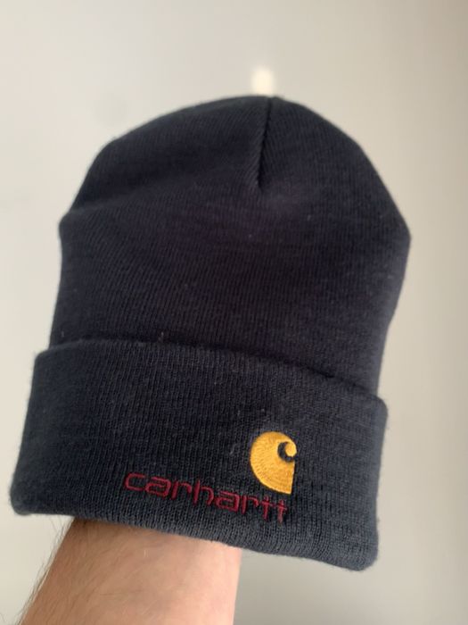 Carhartt czapka zimowa beanie granatowa 100% akryl One Size
