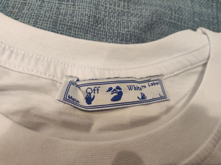 T-shirt Off-white roz. L