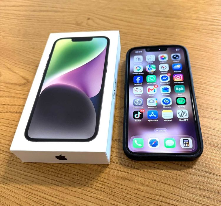 iPhone 14 128 GB  sprzedam w kolorze  Midnight północ