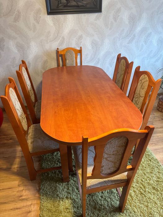 Stół i 6 krzeseł zestaw