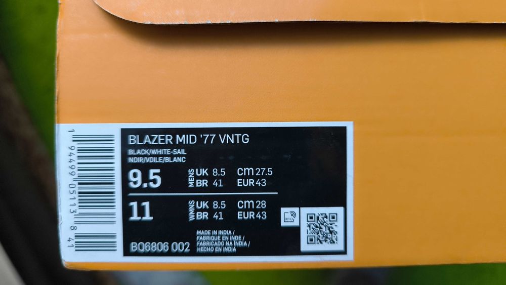 Кросівки Nike Blazer Mid '77 Vintage
