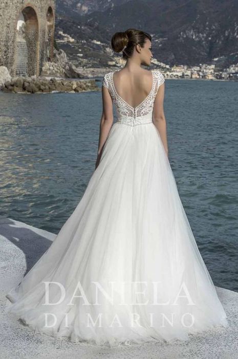 Плаття daniela di marino италия айвори 36 40-42р. s весільне свадебное