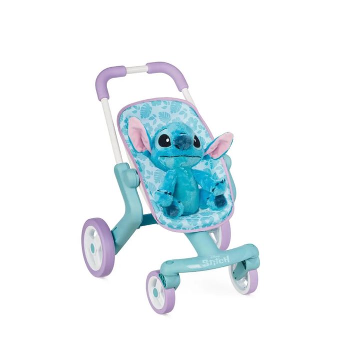 Коляска для ляльки Стіч. Прогулянка SMOBY 7600251225  поворотними