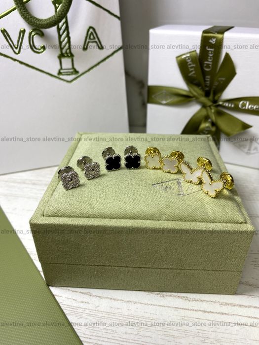 Браслет Van Cleef Сережки Ван Кліф Підвіска Ван Клиф VC