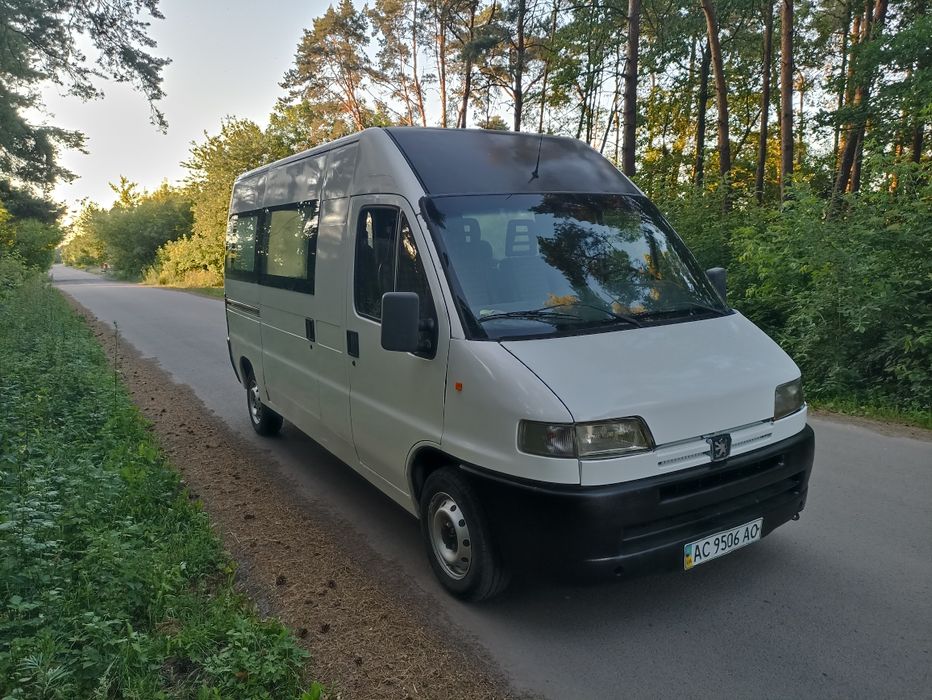 Пежо боксер 2.5 дизель довга база пасажир (Обмін).