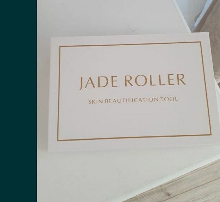 Profesjonalny kamień jadeitowy plus roller zestaw naturalny nowy