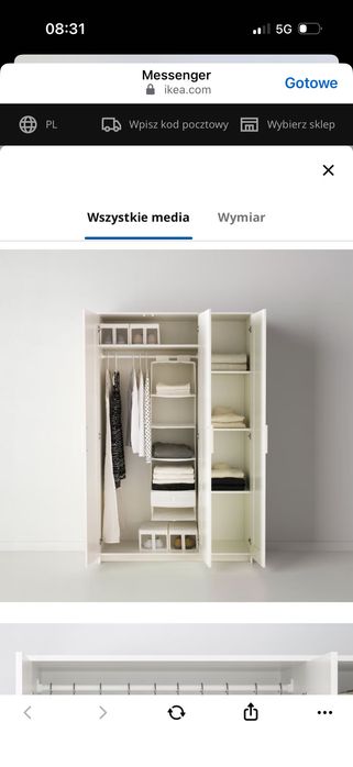 Szafa Biała IKEA