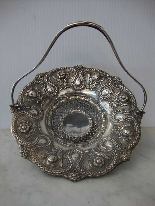 Palmatória em prata portuguesa