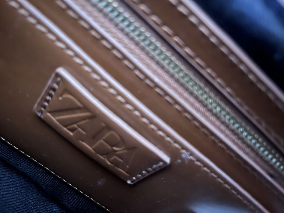 Сумка zara коричнева