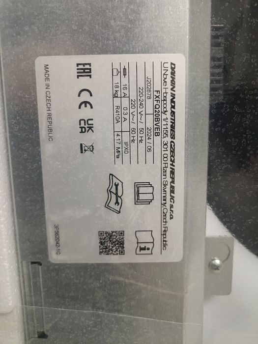 Daikin klimatyzacja kasetowa FXFQ20BVEB